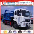 Dongfeng kingrun capacidad 8cbm de basculante camión de basura de brazo